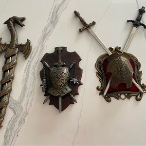 Beautiful Medieval Style Wall Decorative Plaque.( Made In Spain)